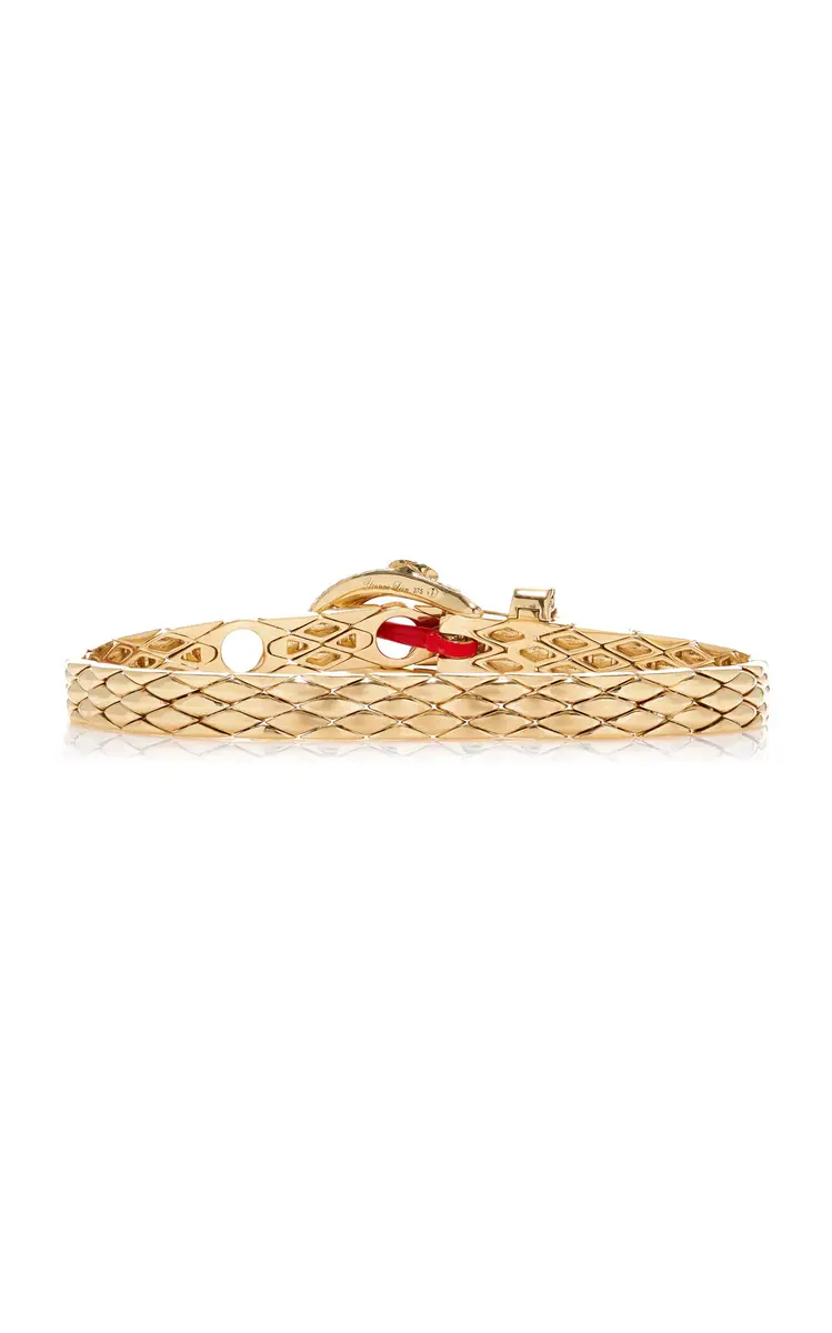 Yvonne Léon Gold Python Bracelet | Thumbnail 4