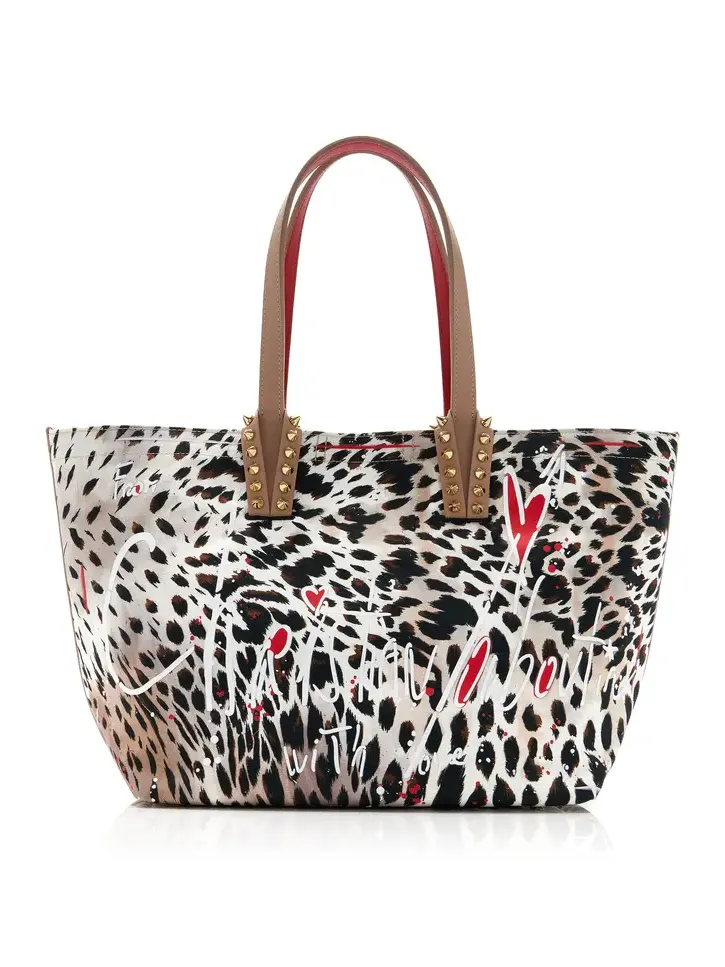 Christian Louboutin Cabata Printed Canvas Tote Bag