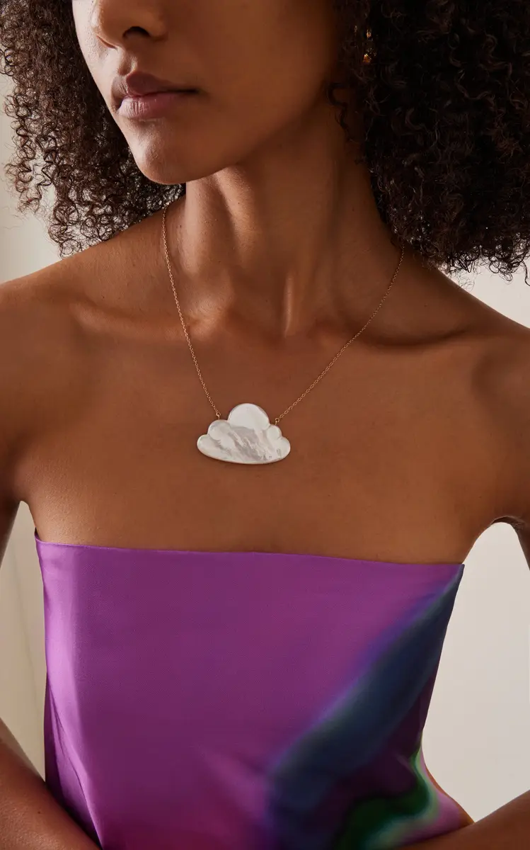 Annette Ferdinandsen 14K Yellow Large Daydream Cloud Necklace | Thumbnail 2 Annette Ferdinandsen 14K Yellow Large Daydream Cloud Necklace | Thumbnail 2