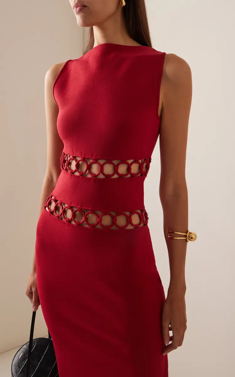 Cult Gaia River Cutout Knit Maxi Dress | Thumbnail 2 Cult Gaia River Cutout Knit Maxi Dress | Thumbnail 2