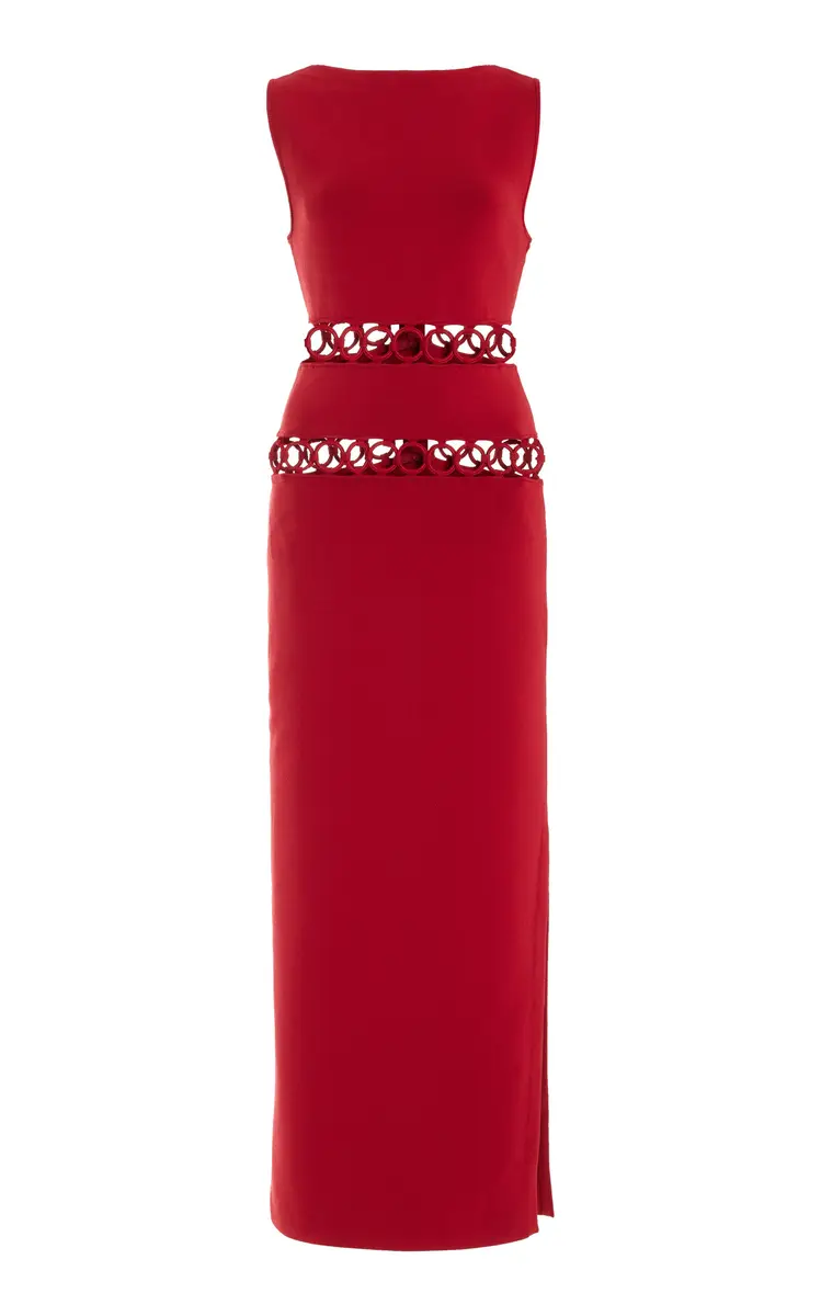River Cutout Knit Maxi Dress