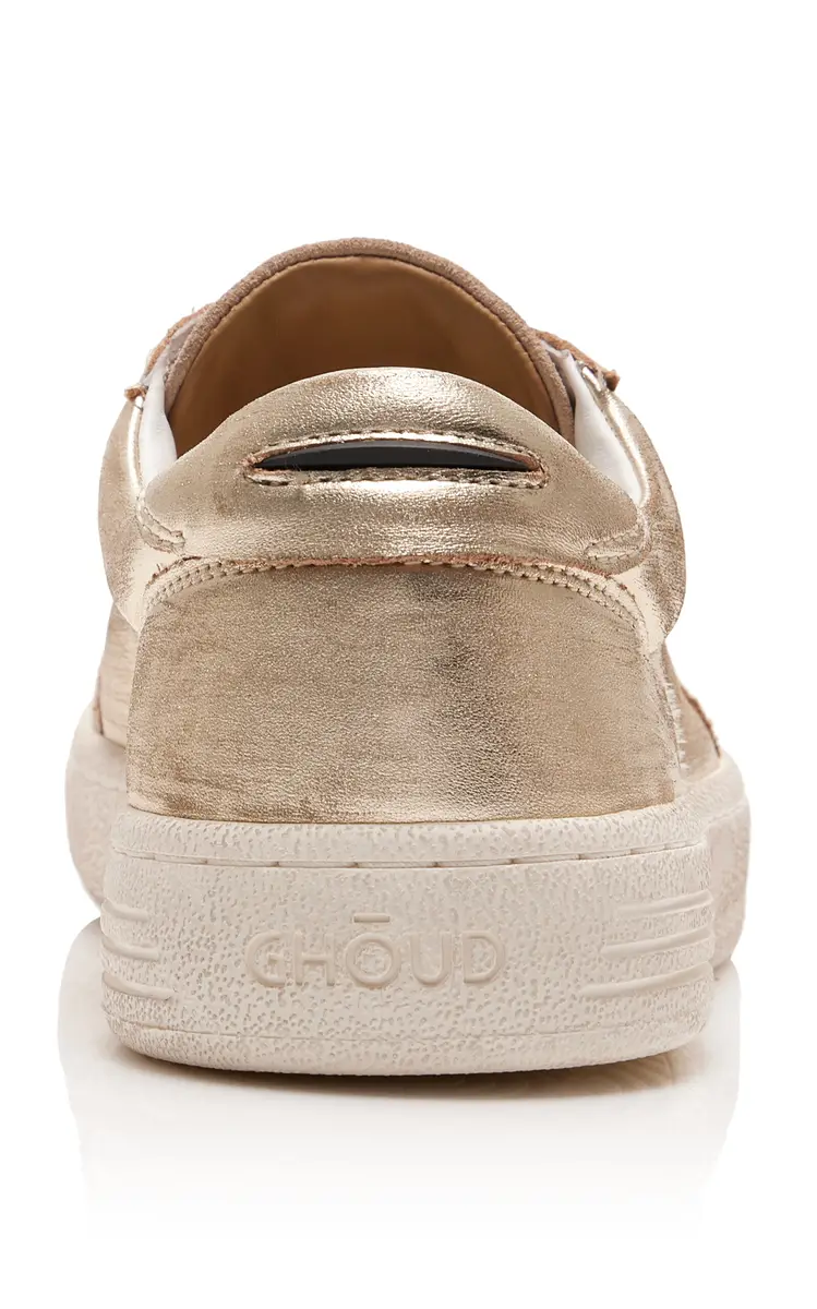 GHŌUD VENICE Lido Metallic Leather Sneakers - Gold | Thumbnail 4 GHŌUD VENICE Lido Metallic Leather Sneakers - Gold | Thumbnail 4