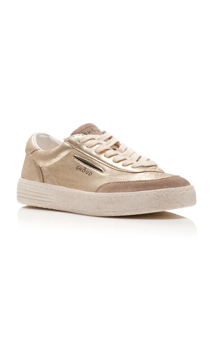 GHŌUD VENICE Lido Metallic Leather Sneakers - Gold | Thumbnail 9 GHŌUD VENICE Lido Metallic Leather Sneakers - Gold | Thumbnail 9