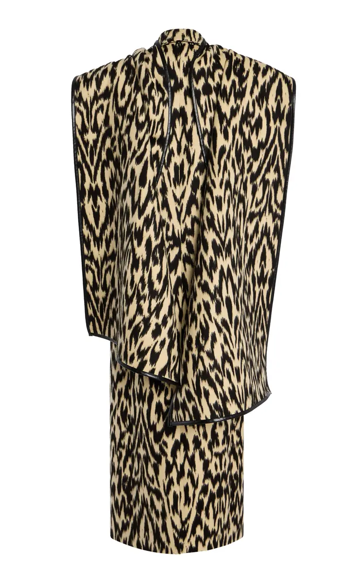 Brandon Maxwell The Demi Printed Wool Coat | Thumbnail 9 Brandon Maxwell The Demi Printed Wool Coat | Thumbnail 9
