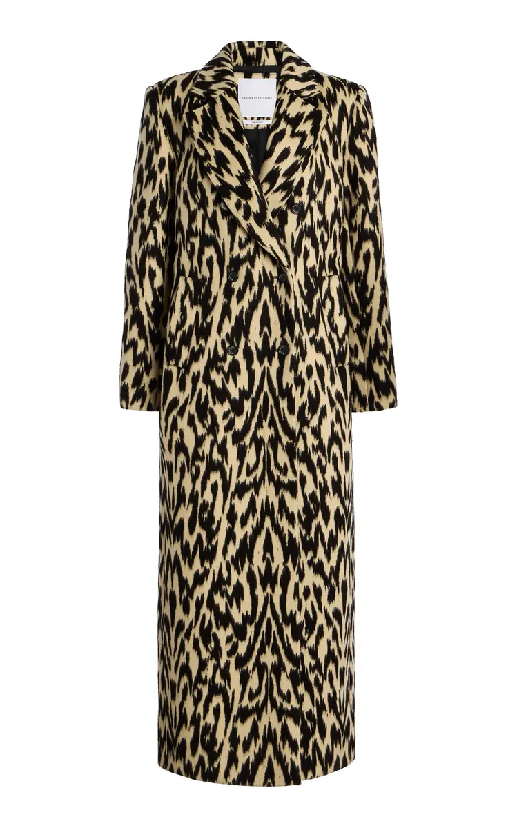 Brandon Maxwell The Demi Printed Wool Coat | Thumbnail 10 Brandon Maxwell The Demi Printed Wool Coat | Thumbnail 10