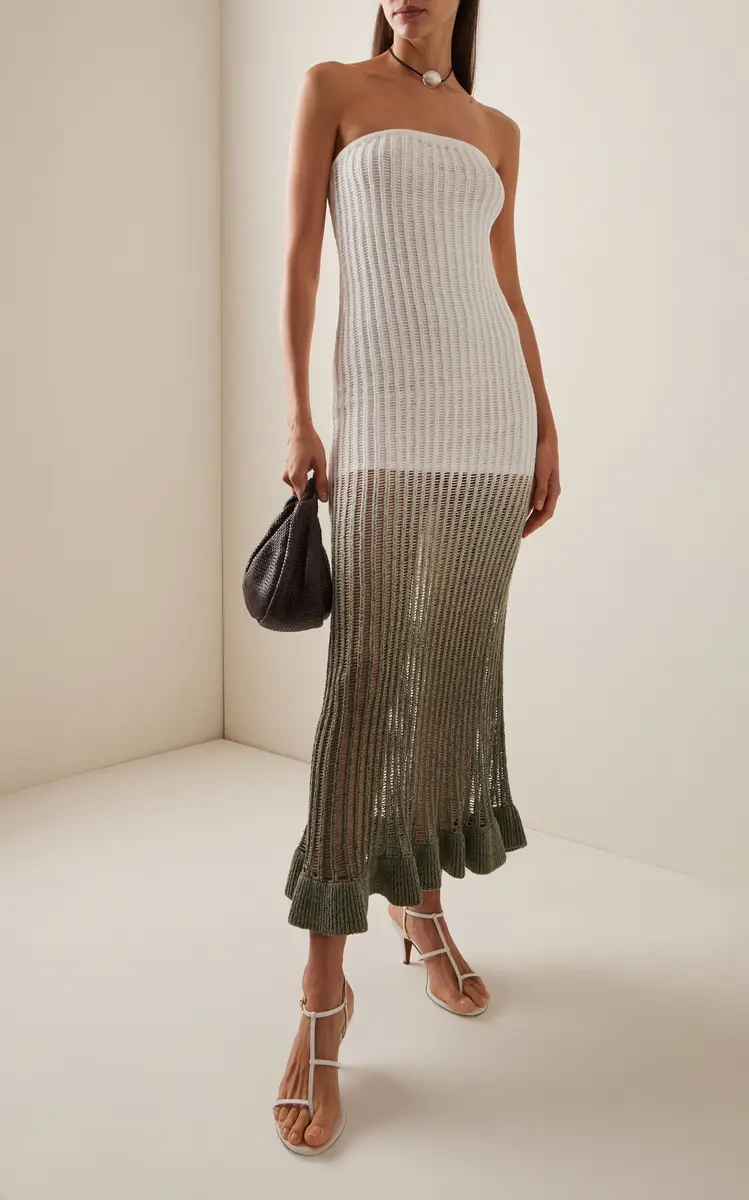 Significant Other Exclusive Amaya Ribbed-Knit Cotton-Blend Maxi Dress | Thumbnail 2