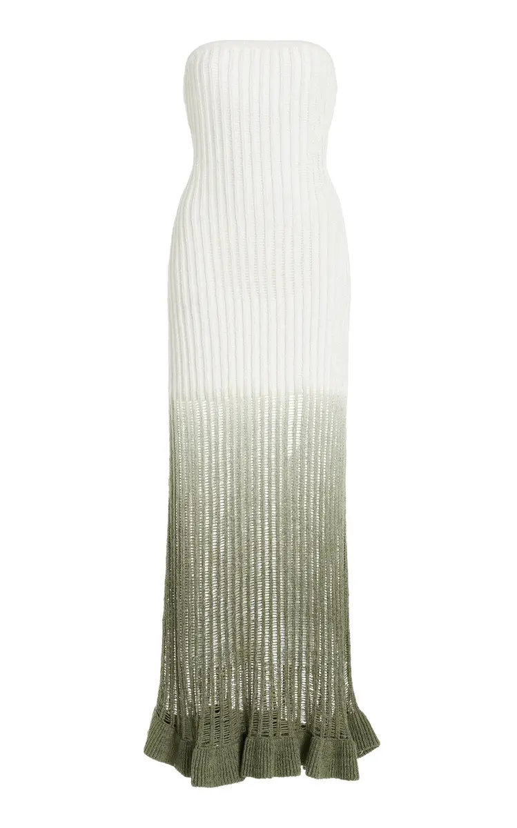 Significant Other Exclusive Amaya Ribbed-Knit Cotton-Blend Maxi Dress | Thumbnail 6