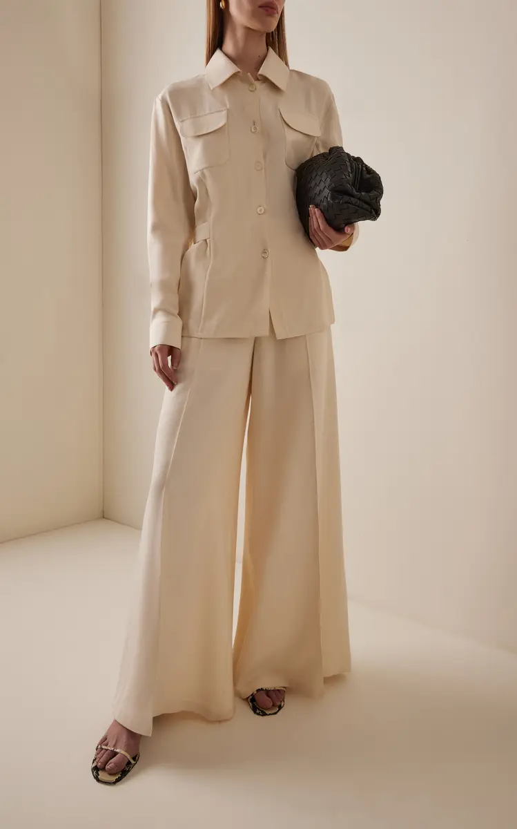 Giuliva Heritage The Paola Silk Trousers | Thumbnail 2 Giuliva Heritage The Paola Silk Trousers | Thumbnail 2