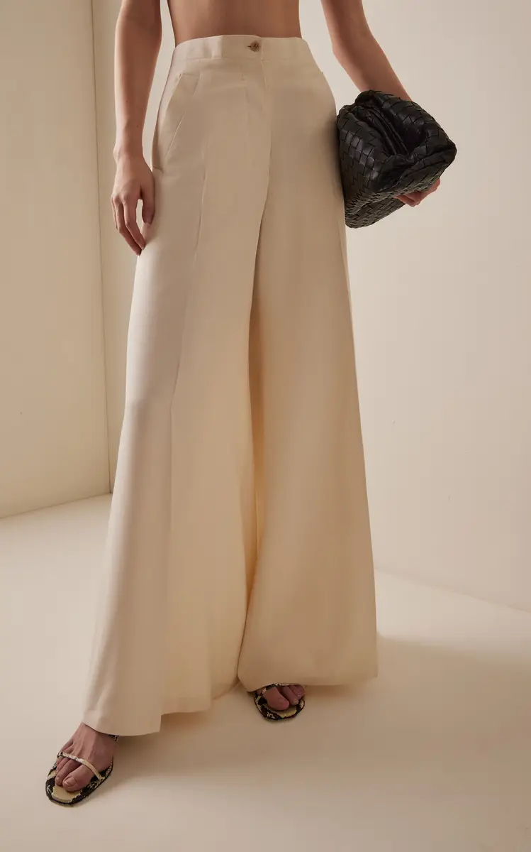 Giuliva Heritage The Paola Silk Trousers | Thumbnail 3 Giuliva Heritage The Paola Silk Trousers | Thumbnail 3