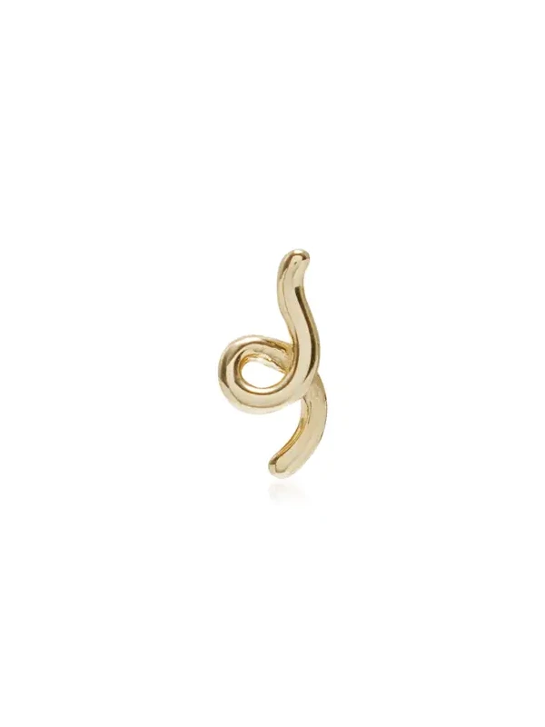 Bea Bongiasca Mini Loop 9K Yellow Gold Single Earring