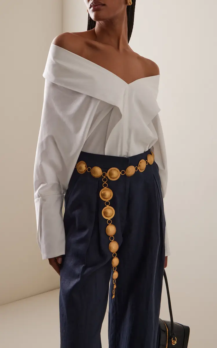 Andres Otalora Eternidad Off-The-Shoulder Cotton Top | Thumbnail 2 Andres Otalora Eternidad Off-The-Shoulder Cotton Top | Thumbnail 2