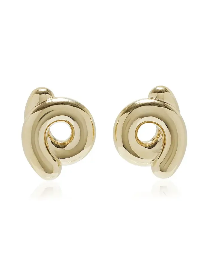 Large Tarallo 9K Yellow Gold Earrings Large Tarallo 9K Yellow Gold Earrings