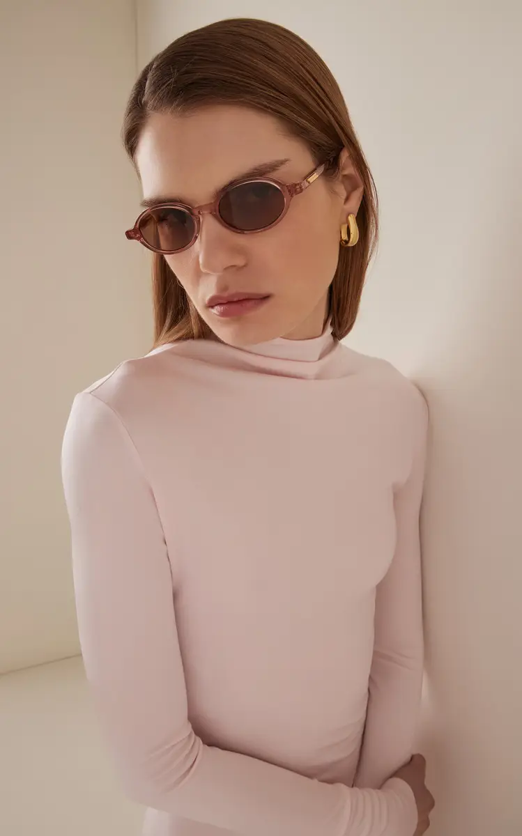 Bottega Veneta Round-Frame Acetate Sunglasses | Thumbnail 2 Bottega Veneta Round-Frame Acetate Sunglasses | Thumbnail 2