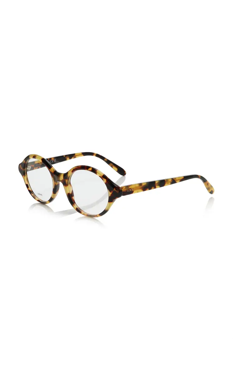Loewe Epsilon Slim Round-Frame Acetate Glasses | Thumbnail 3 Loewe Epsilon Slim Round-Frame Acetate Glasses | Thumbnail 3