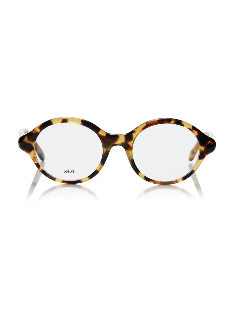Loewe Epsilon Slim Round-Frame Acetate Glasses