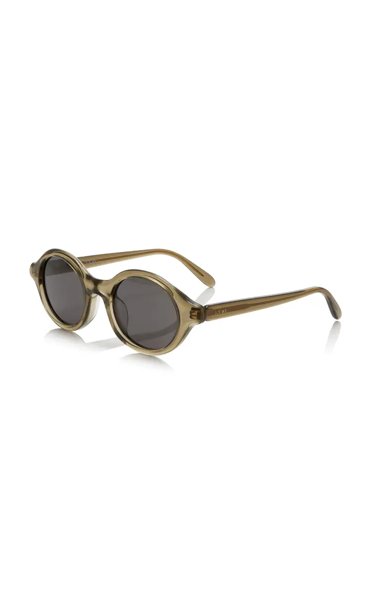 Loewe Epsilon Slim Round-Frame Acetate Sunglasses | Thumbnail 3 Loewe Epsilon Slim Round-Frame Acetate Sunglasses | Thumbnail 3
