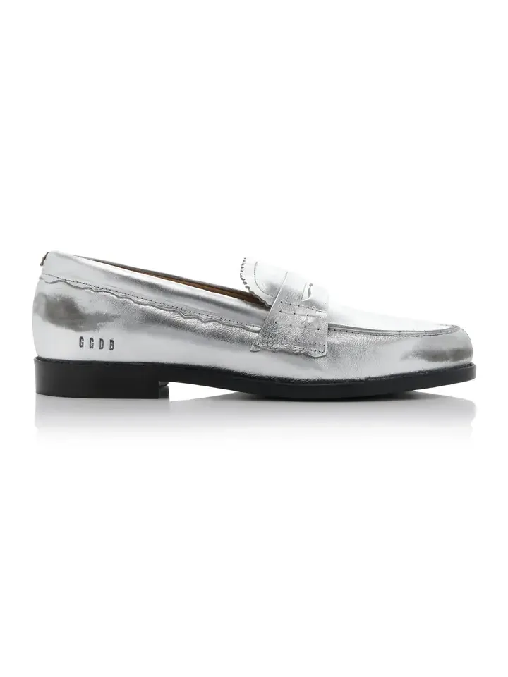Jerry Metallic Leather Loafers Jerry Metallic Leather Loafers