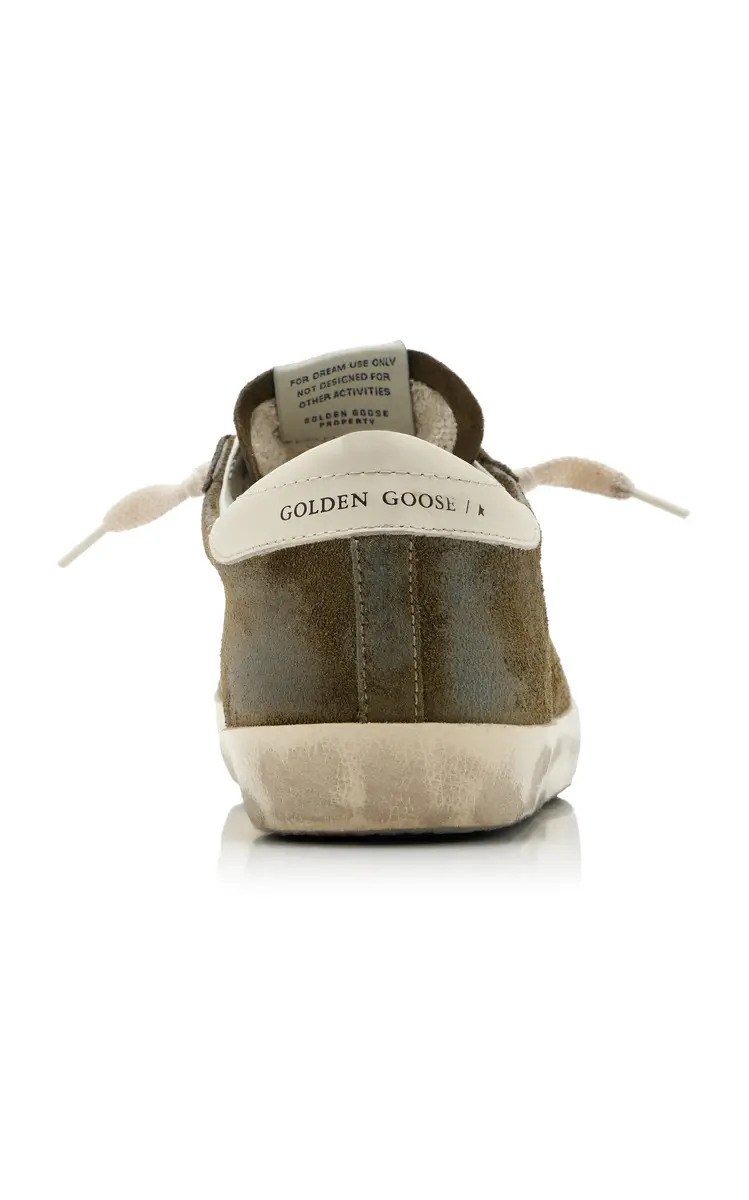 Golden Goose Super-Star Glittered Suede Sneakers | Thumbnail 4