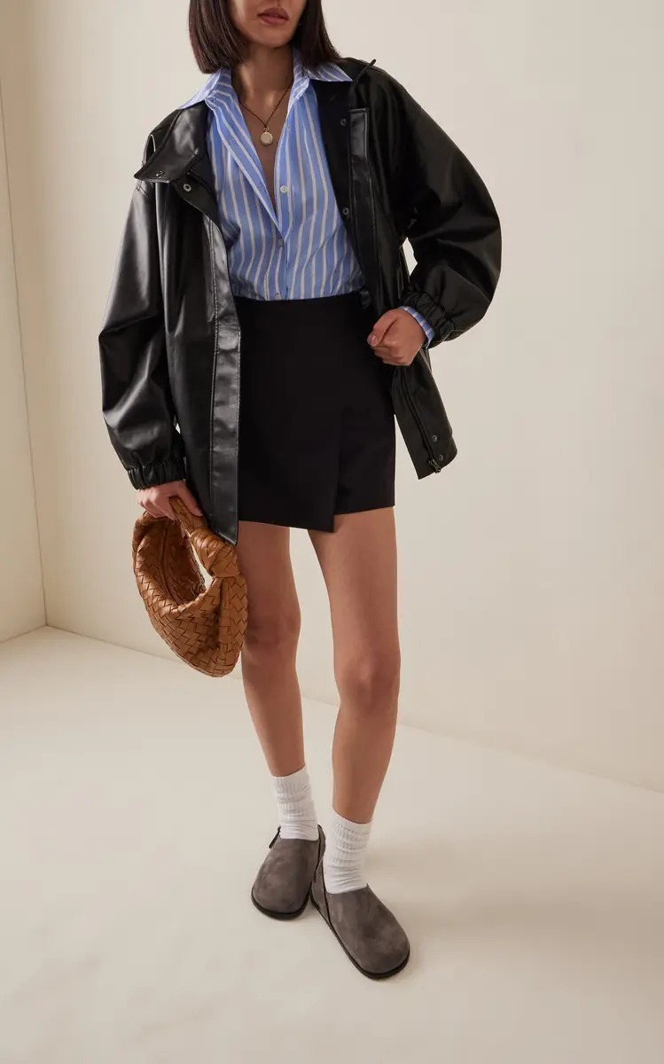 Moncler Wool-Cashmere Mini Skort | Thumbnail 2 Moncler Wool-Cashmere Mini Skort | Thumbnail 2