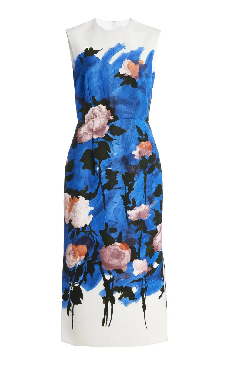 Erdem Printed Cotton-Blend Midi Dress | Thumbnail 8 Erdem Printed Cotton-Blend Midi Dress | Thumbnail 8