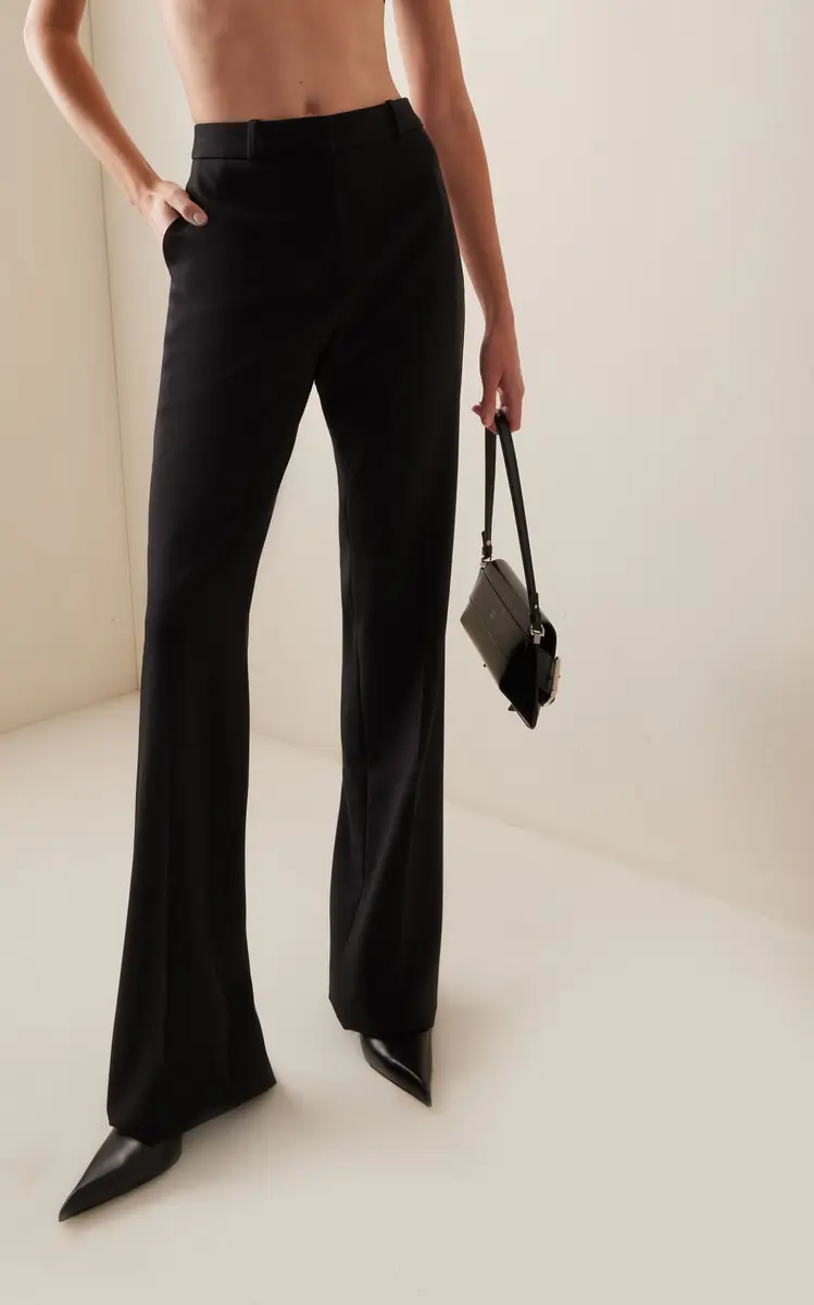 DEL CORE Slim Wool-Blend Straight-Leg Cigarette Pants | Thumbnail 3