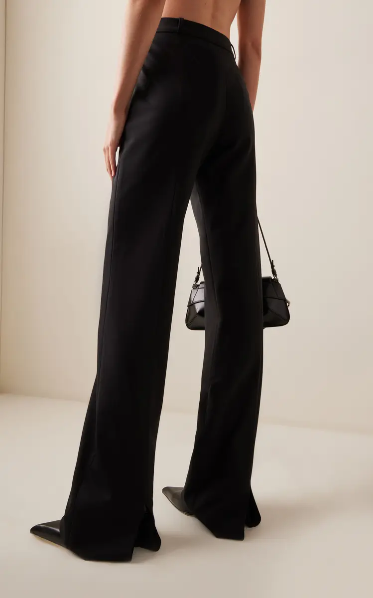 DEL CORE Slim Wool-Blend Straight-Leg Cigarette Pants | Thumbnail 4