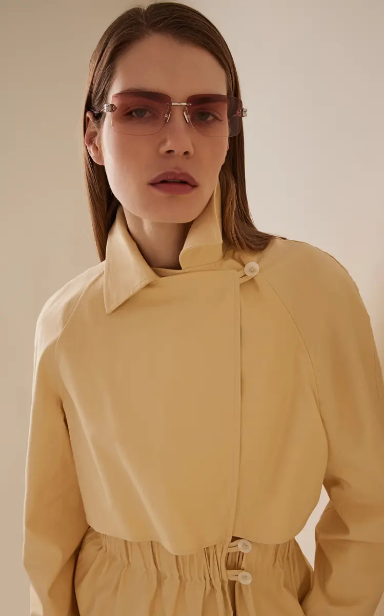 Bottega Veneta Rimless Square-Frame Metal Sunglasses | Thumbnail 2 Bottega Veneta Rimless Square-Frame Metal Sunglasses | Thumbnail 2