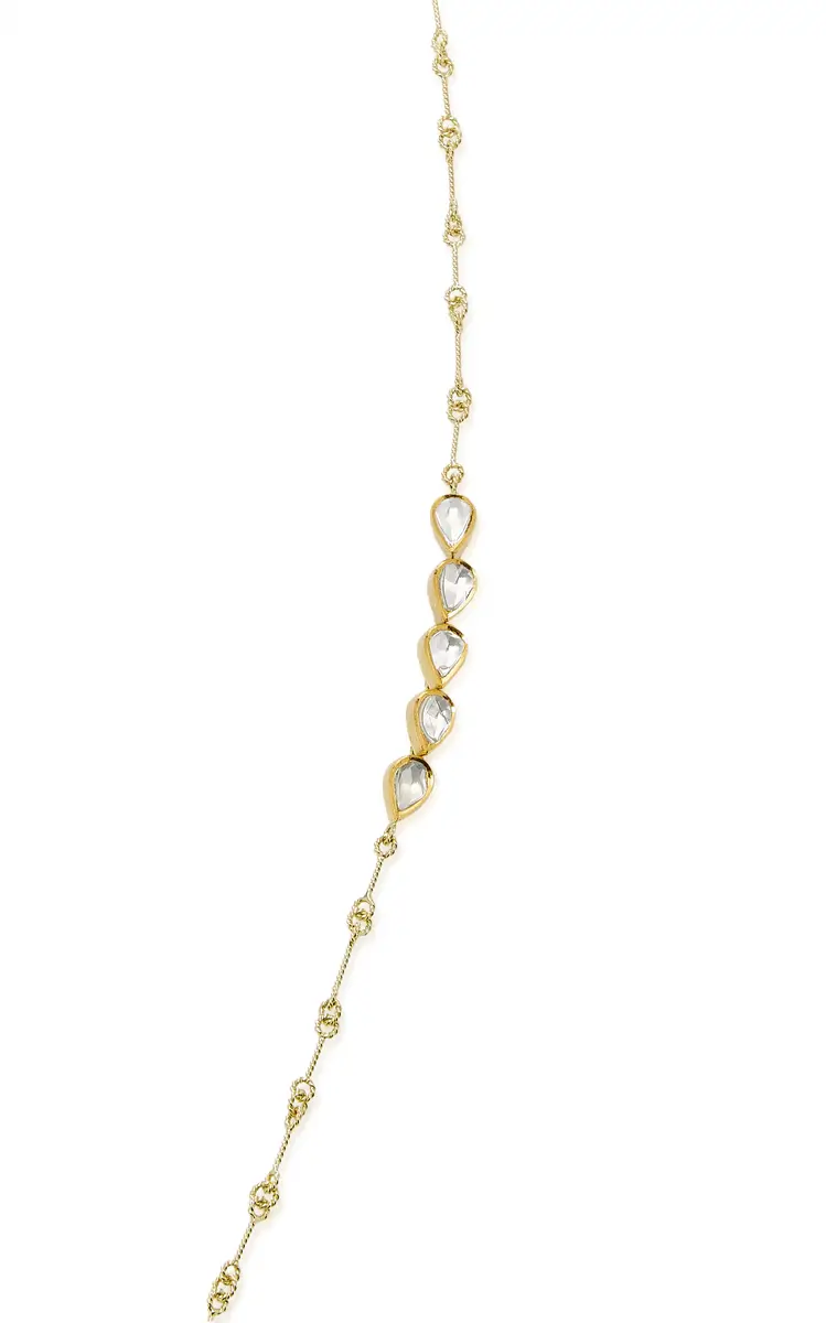 Amrapali Station 18K Gold and Diamond Teardrop Necklace | Thumbnail 4 Amrapali Station 18K Gold and Diamond Teardrop Necklace | Thumbnail 4