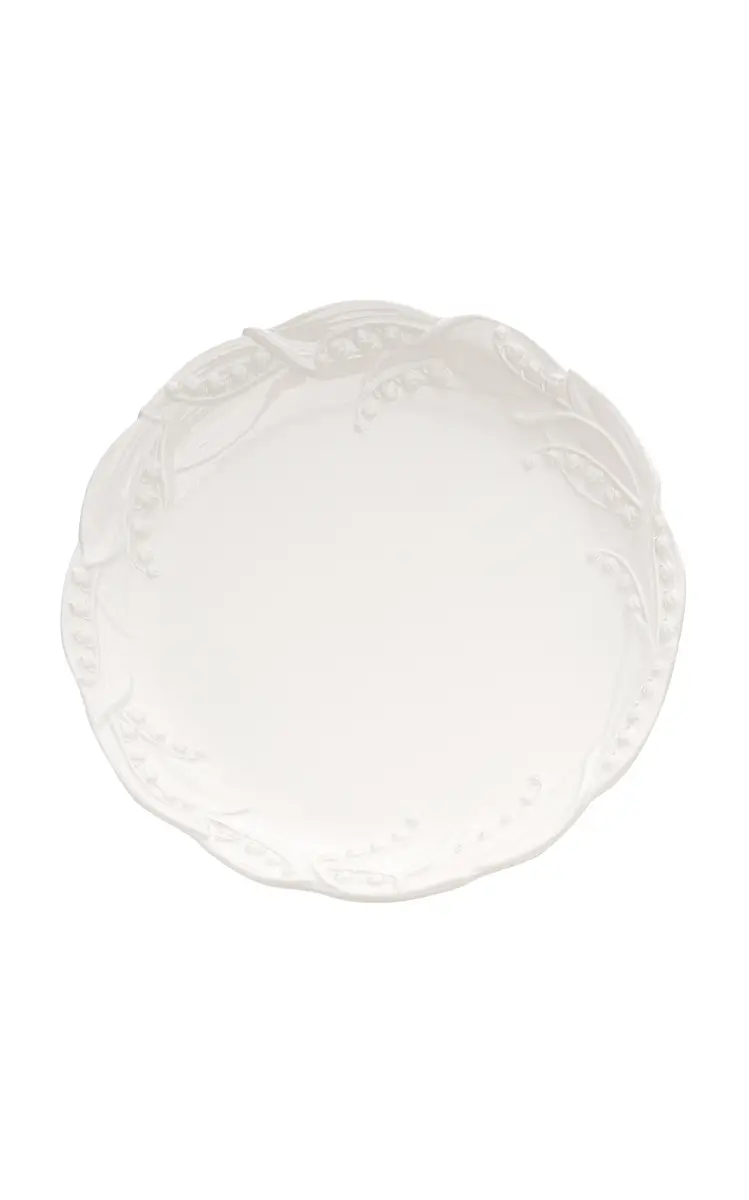 Moda Domus Set of 6 Lily of the Valley Ceramic Dinner Plates | Thumbnail 4 Moda Domus Set of 6 Lily of the Valley Ceramic Dinner Plates | Thumbnail 4