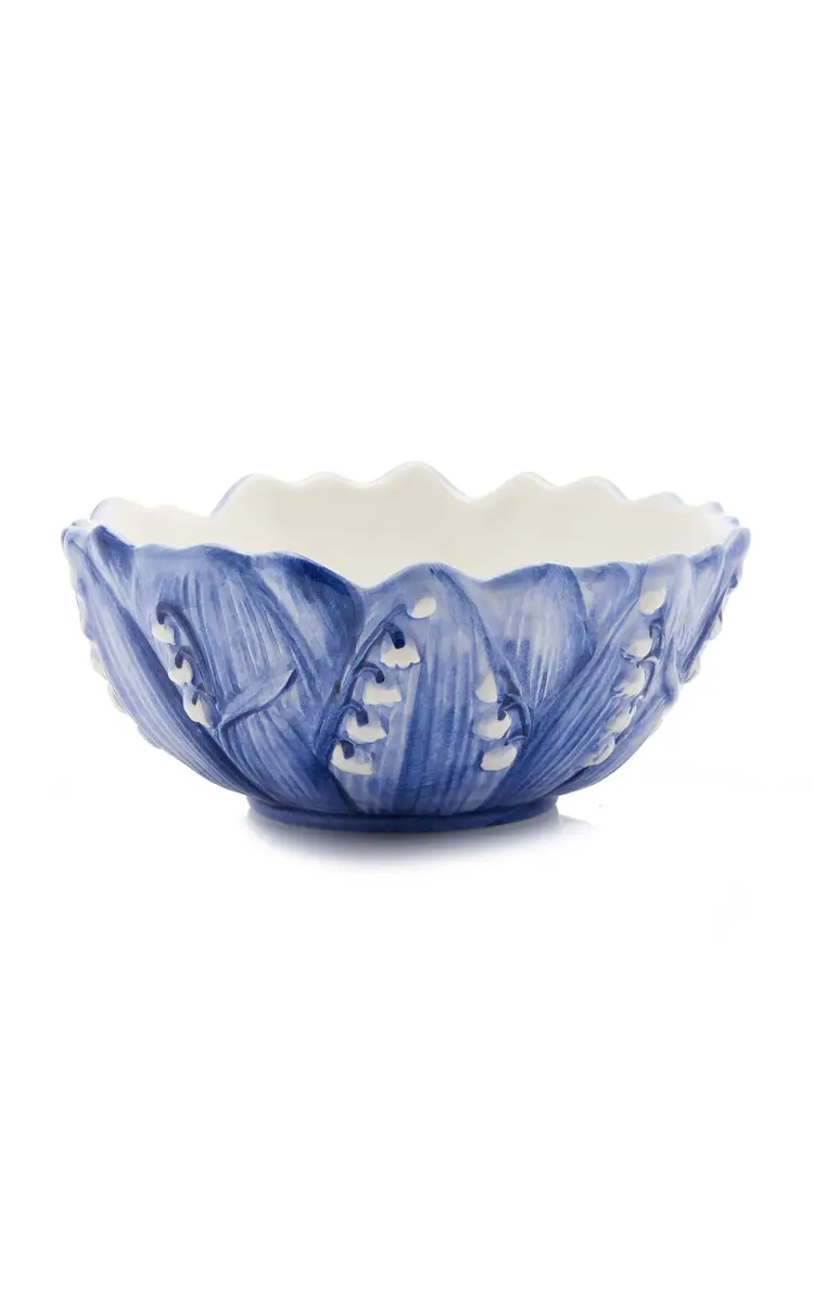 Moda Domus Set-of-Six Lily Of The Valley Ceramic Cereal Bowls - Green | Thumbnail 23 Moda Domus Set-of-Six Lily Of The Valley Ceramic Cereal Bowls - Green | Thumbnail 23