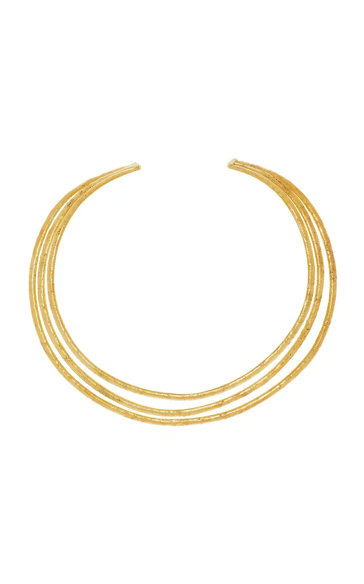 Sylvia Toledano Osiris III 22K Gold-Plated Necklace