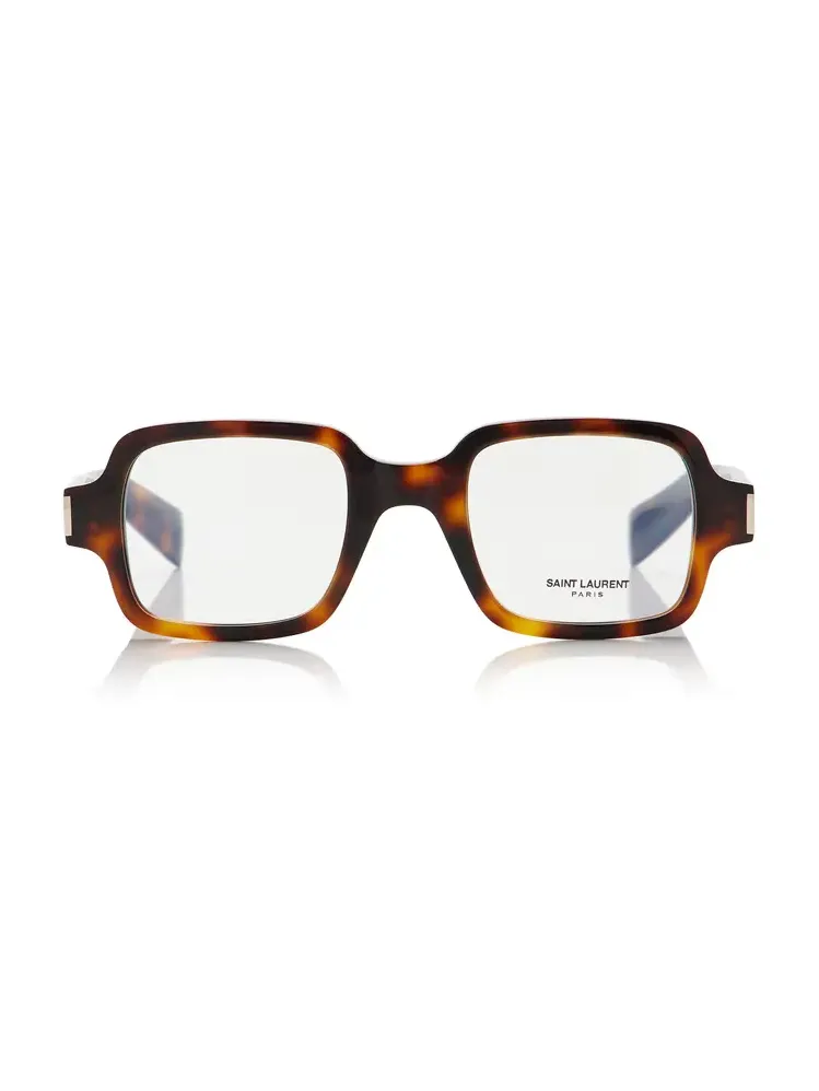 Square-Frame Tortoiseshell Acetate Glasses