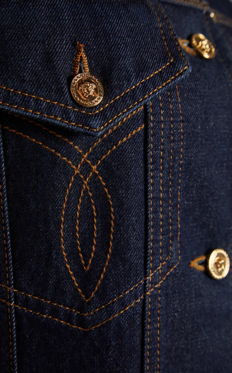 Versace La Vacanza Denim Vest | Thumbnail 5