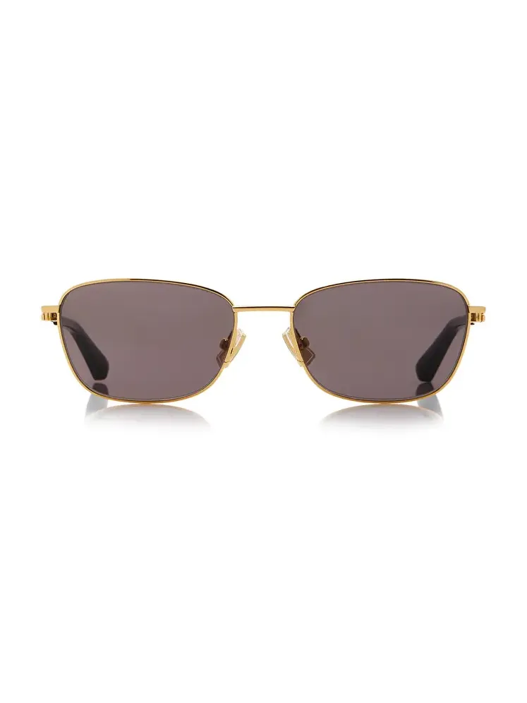 Square-Frame Metal Sunglasses Square-Frame Metal Sunglasses