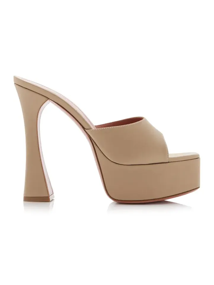 Dalida Satin Platform Mules Dalida Satin Platform Mules
