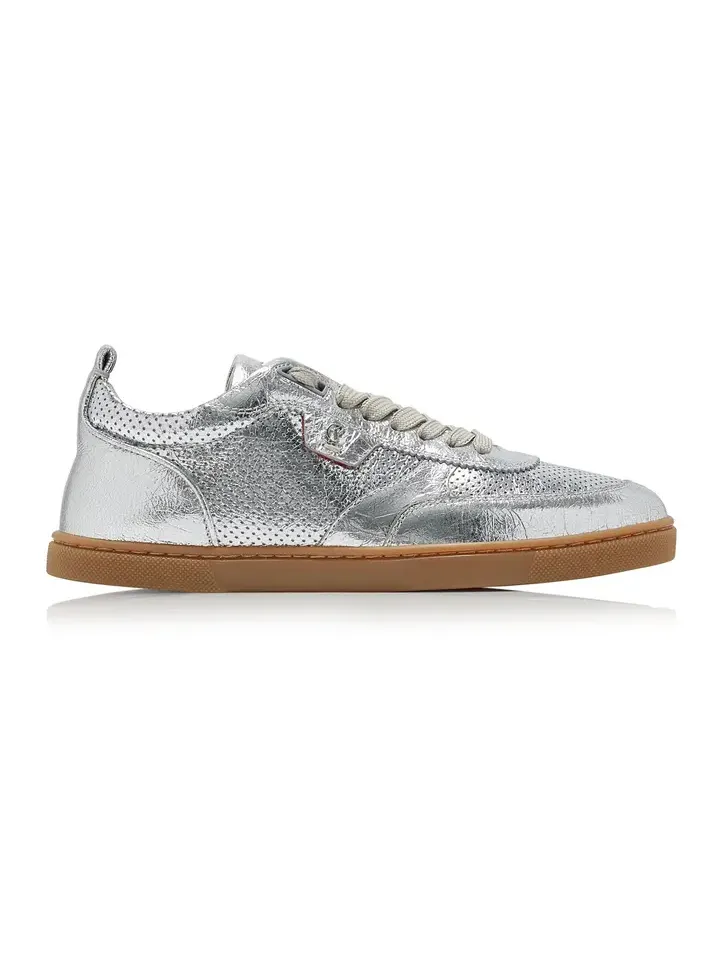 Tutti Rui Metallic Leather Sneakers