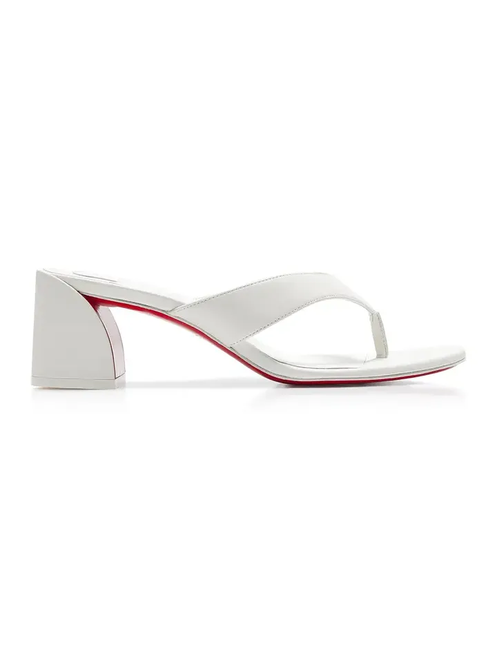 Janetonga 55mm Leather Thong Sandals
