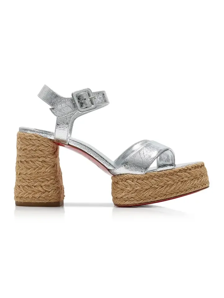 Calakala 85mm Metallic Leather Sandals