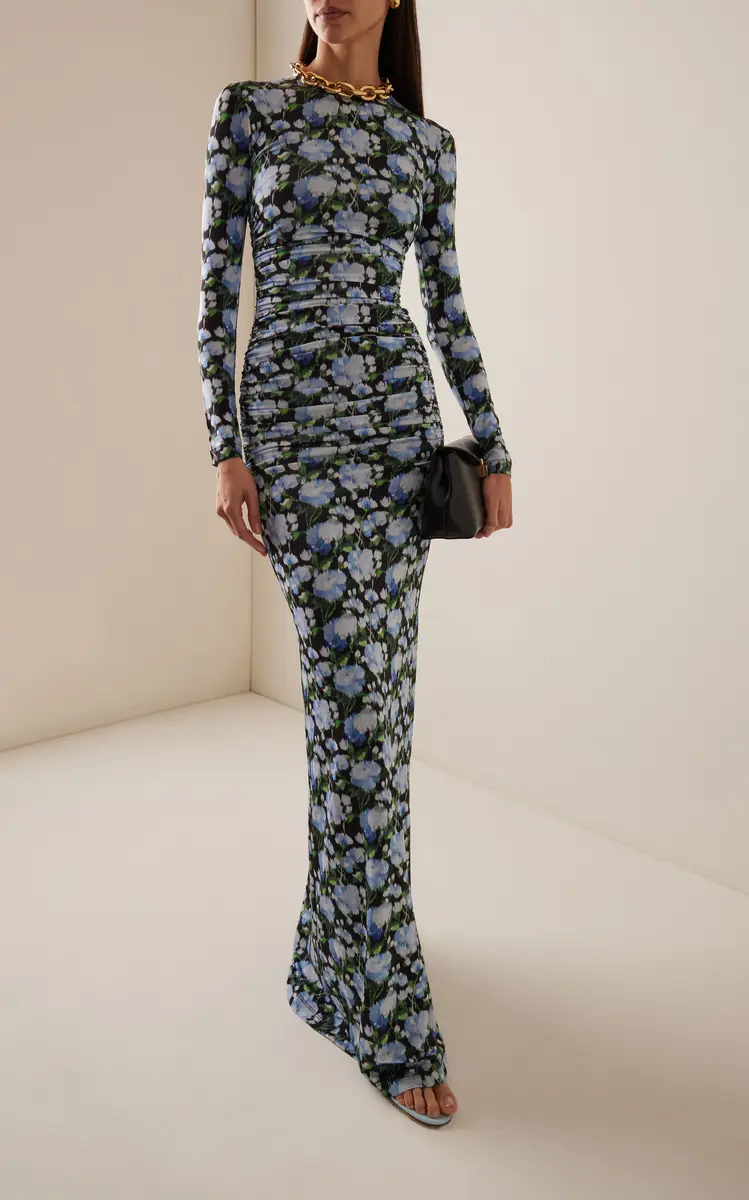Carolina Herrera Ruched Jersey Gown | Thumbnail 12