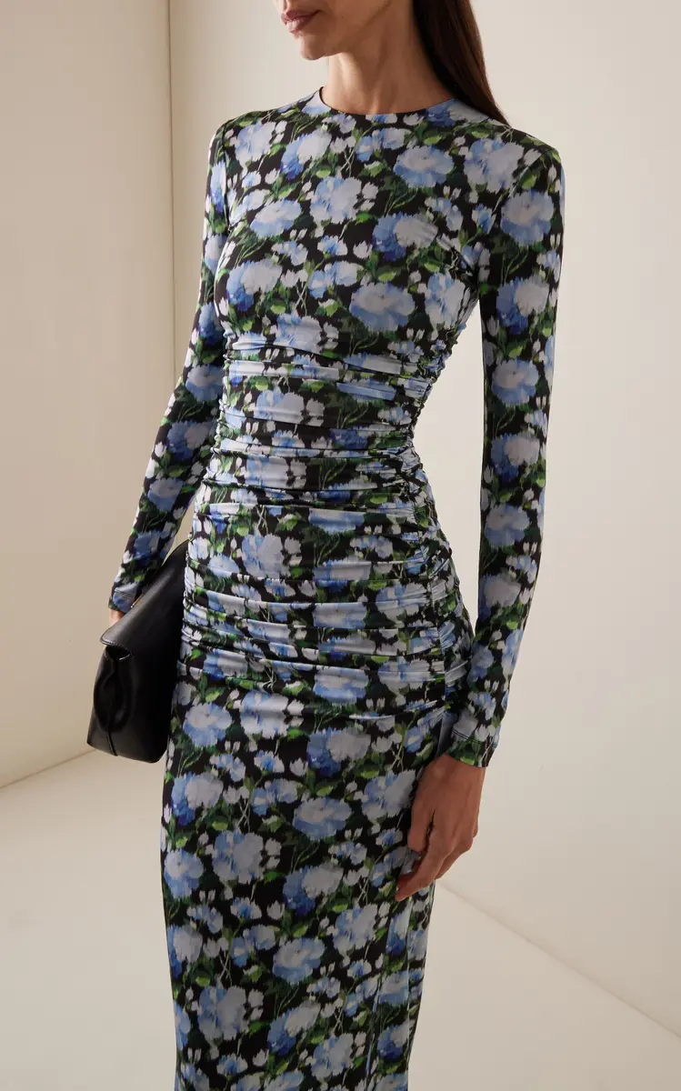 Carolina Herrera Ruched Jersey Gown | Thumbnail 3