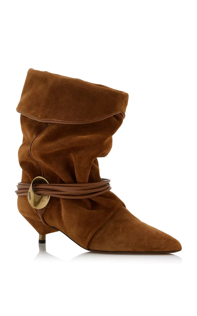 Isabel Marant Edrika Suede Boots - Brown | Thumbnail 8 Isabel Marant Edrika Suede Boots - Brown | Thumbnail 8