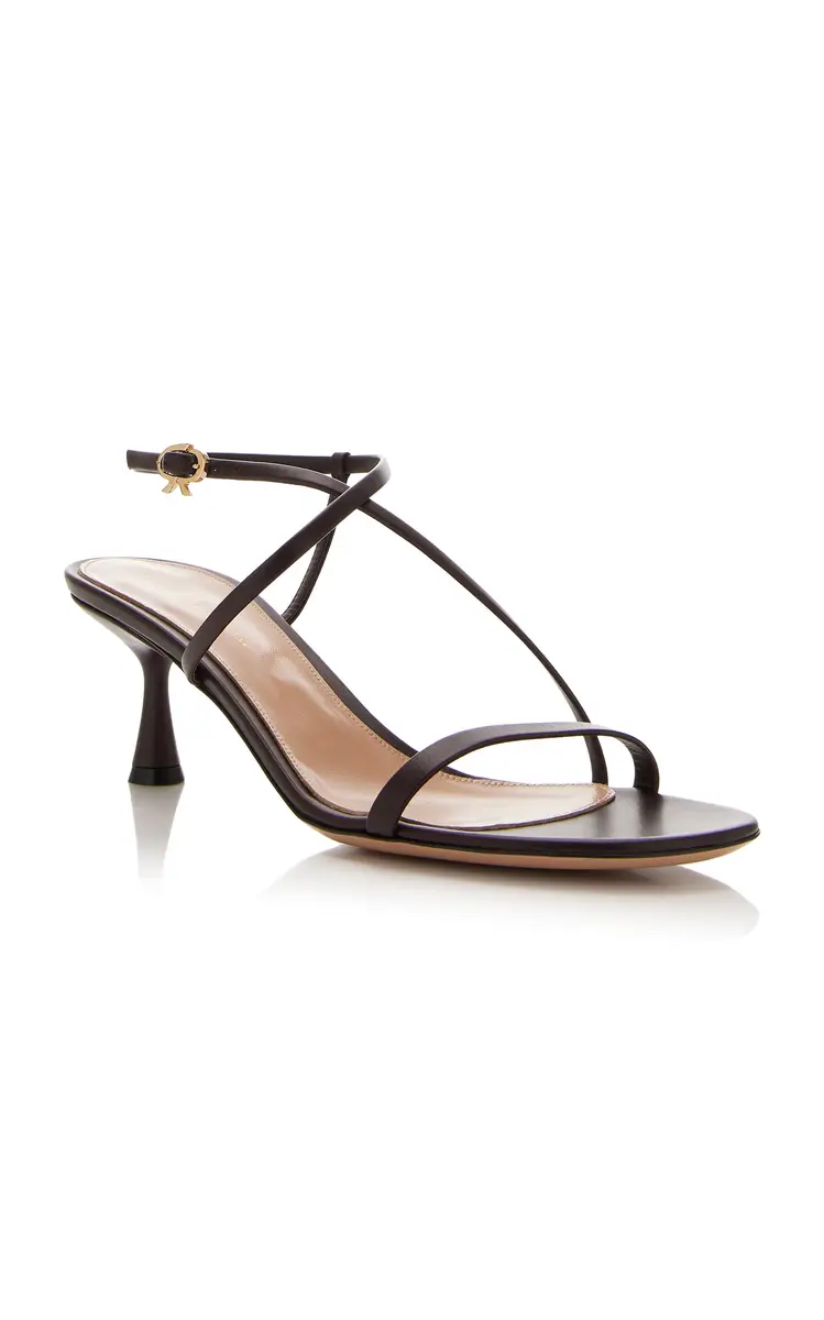 Gianvito Rossi Criss-Cross Leather Sandals | Thumbnail 3 Gianvito Rossi Criss-Cross Leather Sandals | Thumbnail 3