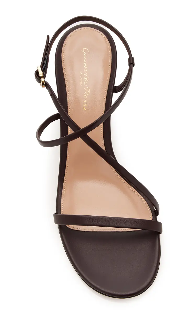 Gianvito Rossi Criss-Cross Leather Sandals | Thumbnail 5 Gianvito Rossi Criss-Cross Leather Sandals | Thumbnail 5