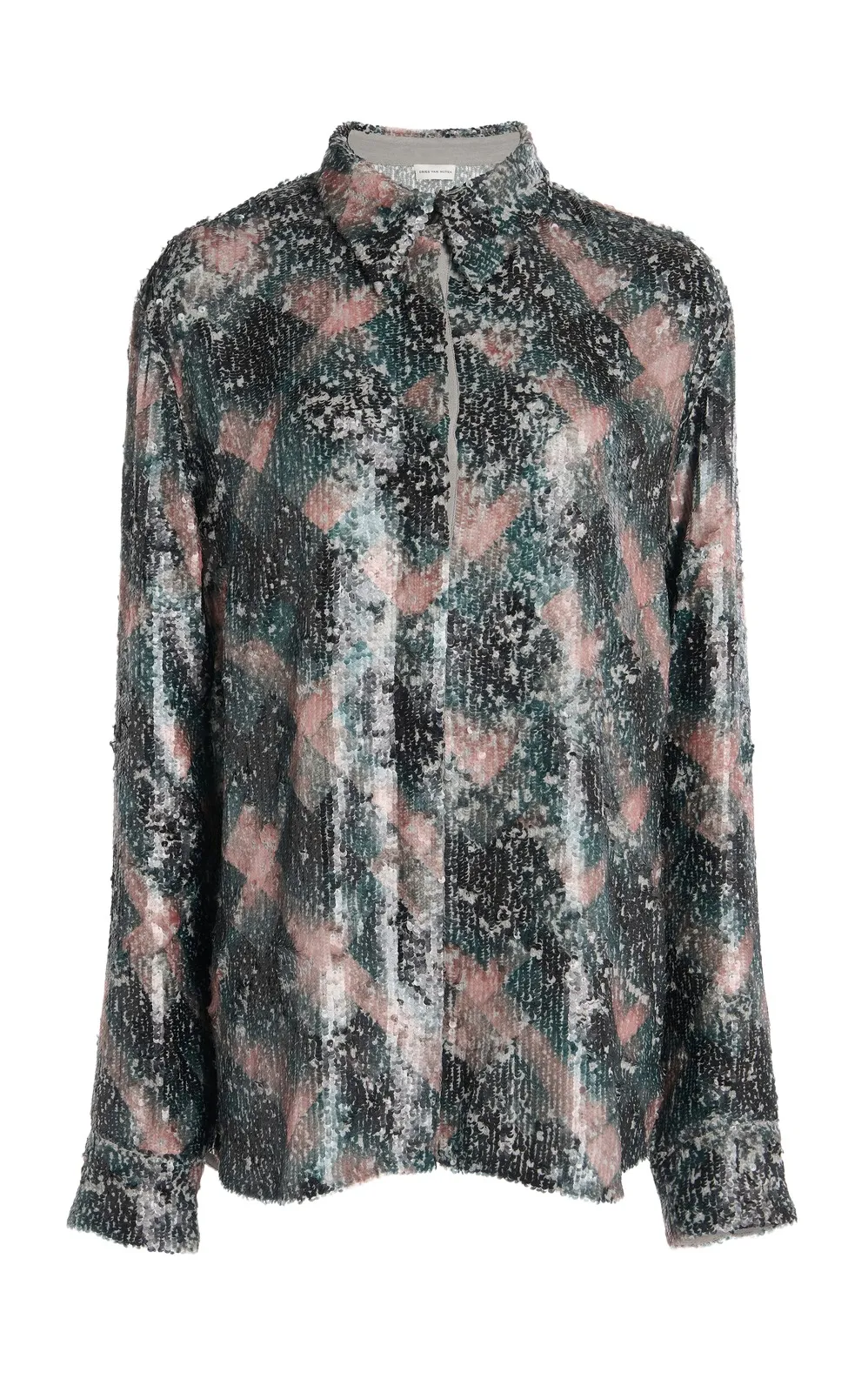 Dries Van Noten Chowy Sequinned Shirt