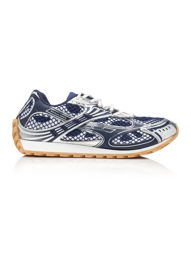 Bottega Veneta Orbit Fishnet Sneakers