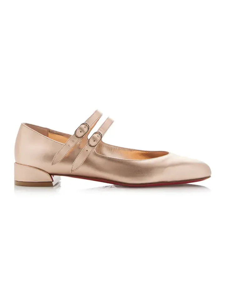 Sweet Jane Metallic-Leather Flats Sweet Jane Metallic-Leather Flats