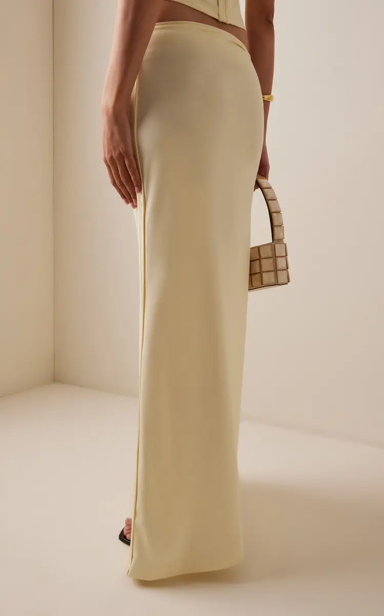 Significant Other Exclusive Shelby Ruched Jersey Asymmetric Maxi Skirt | Thumbnail 4 Significant Other Exclusive Shelby Ruched Jersey Asymmetric Maxi Skirt | Thumbnail 4