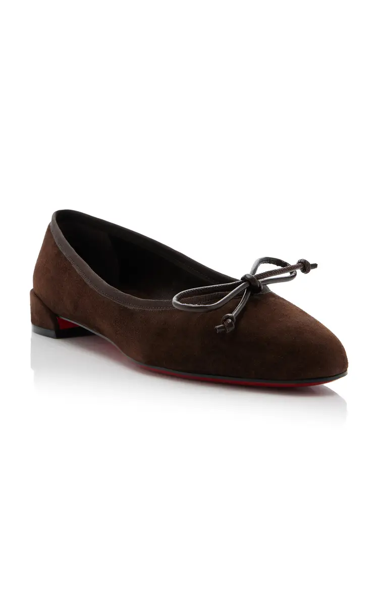Christian Louboutin Sweetie Jane Veau Velours Ballet Flats | Thumbnail 4 Christian Louboutin Sweetie Jane Veau Velours Ballet Flats | Thumbnail 4