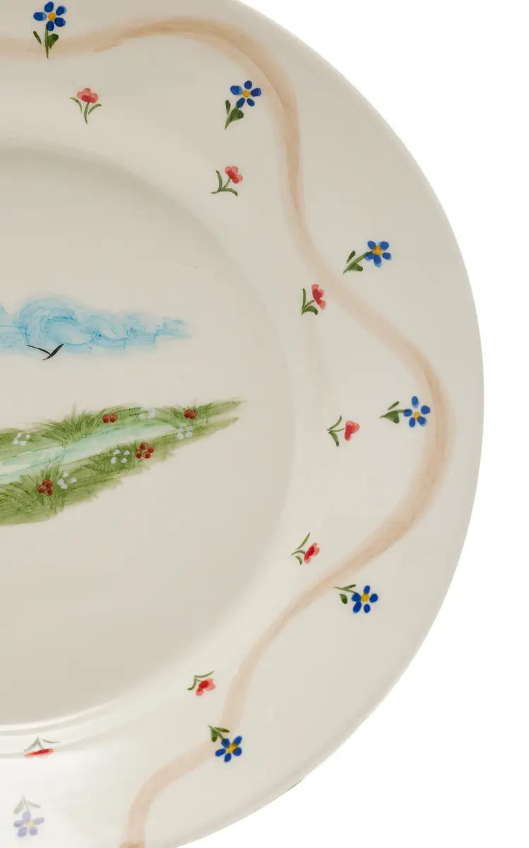 Goods by Laura Chautin Landscape Ceramic Dinner Plate - Multi | Thumbnail 2