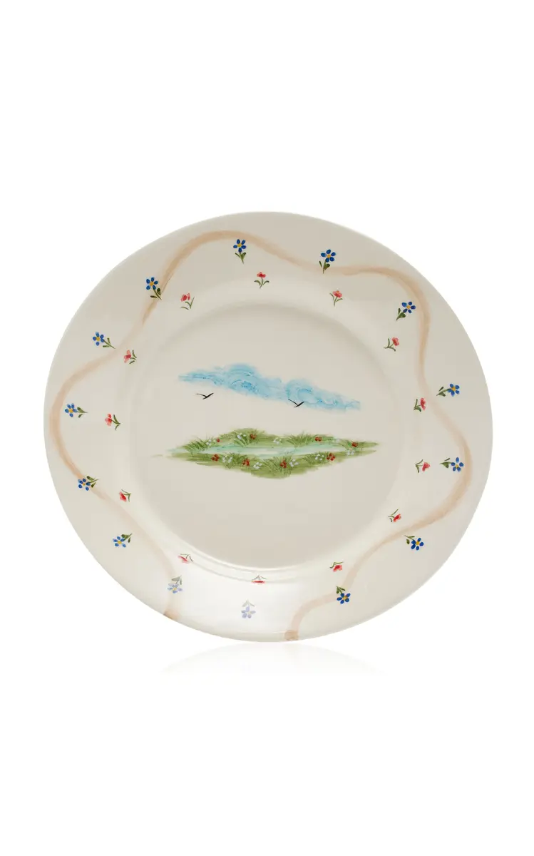 Goods by Laura Chautin Landscape Ceramic Dinner Plate - Multi | Thumbnail 3